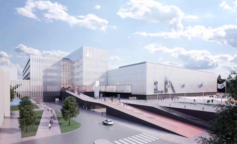 Havainnekuva Jyväskylän uudesta Hipposkeskuksesta.